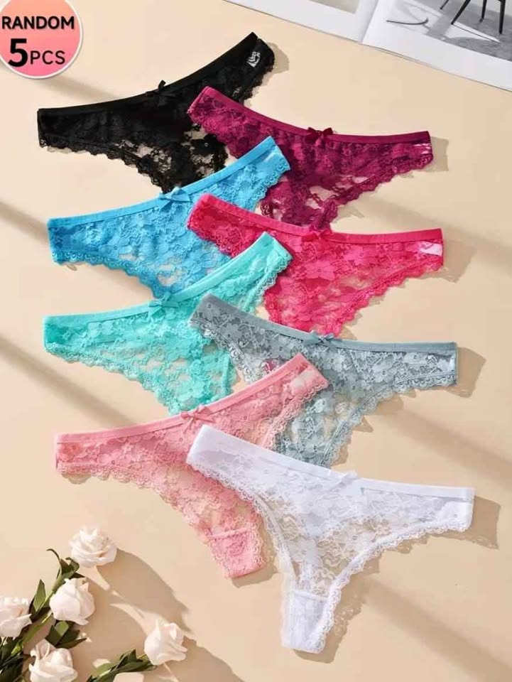 Pack Tangas Encaje Multicolor