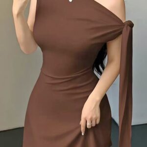 Vestido Corto Elegance One Shoulder